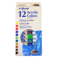 Premium Acrlyfarben Set el Greco 12x12ml Tube Acryl Farben zum Malen