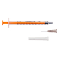 1 x Zarys dicoSULIN Insulin U-100 Einwegspritze 1 ml Spritze mit Kanüle Nadel