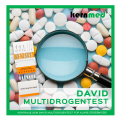 1 x David 7- fach Multi Drogentest, für MOP, OPI, MDMA, COC, AMP, MET, THC