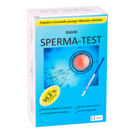 3 x David Spermatest Set semen sperm Fruchtbarkeitstest