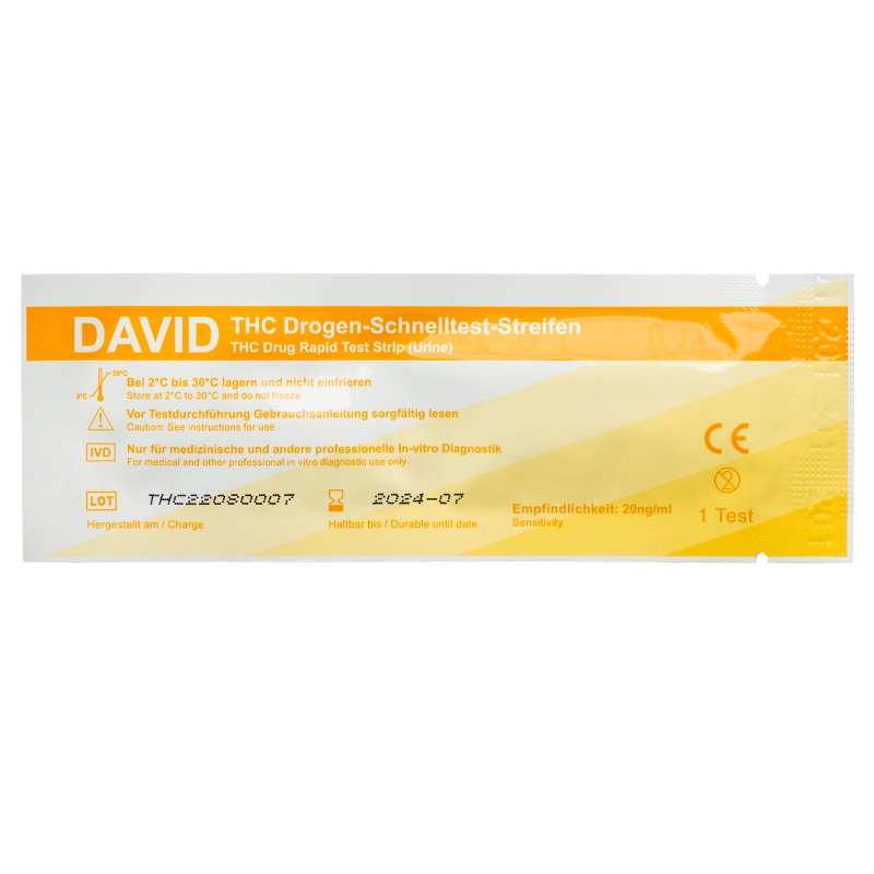 5 x David 7- fach Multi Drogentest, für MOP, OPI, MDMA, COC, AMP, MET,  15,95 €