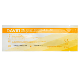 5 x David THC Drogentest Streifen 20ng/ml  Cannabis...